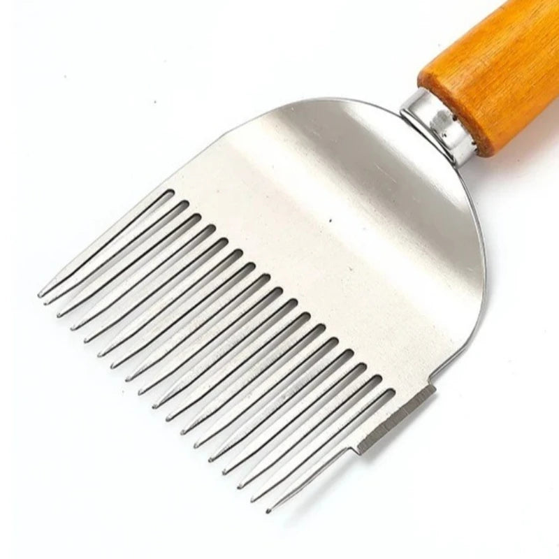 17-Root Stainless Steel Uncapping Fork | Beekeeping Honey Tool