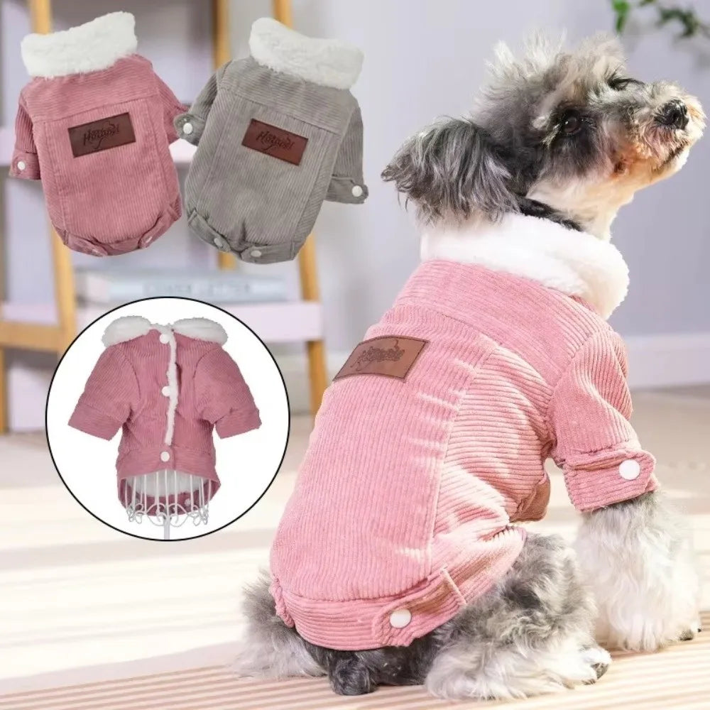 Windproof Winter Dog Jacket – Warm Vest Coat for Small Dogs