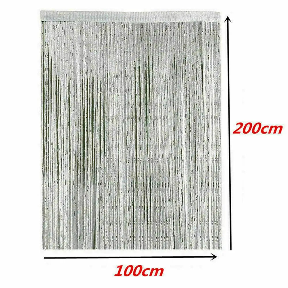 Glitter String Curtain Panel – Wedding & Party Door Décor