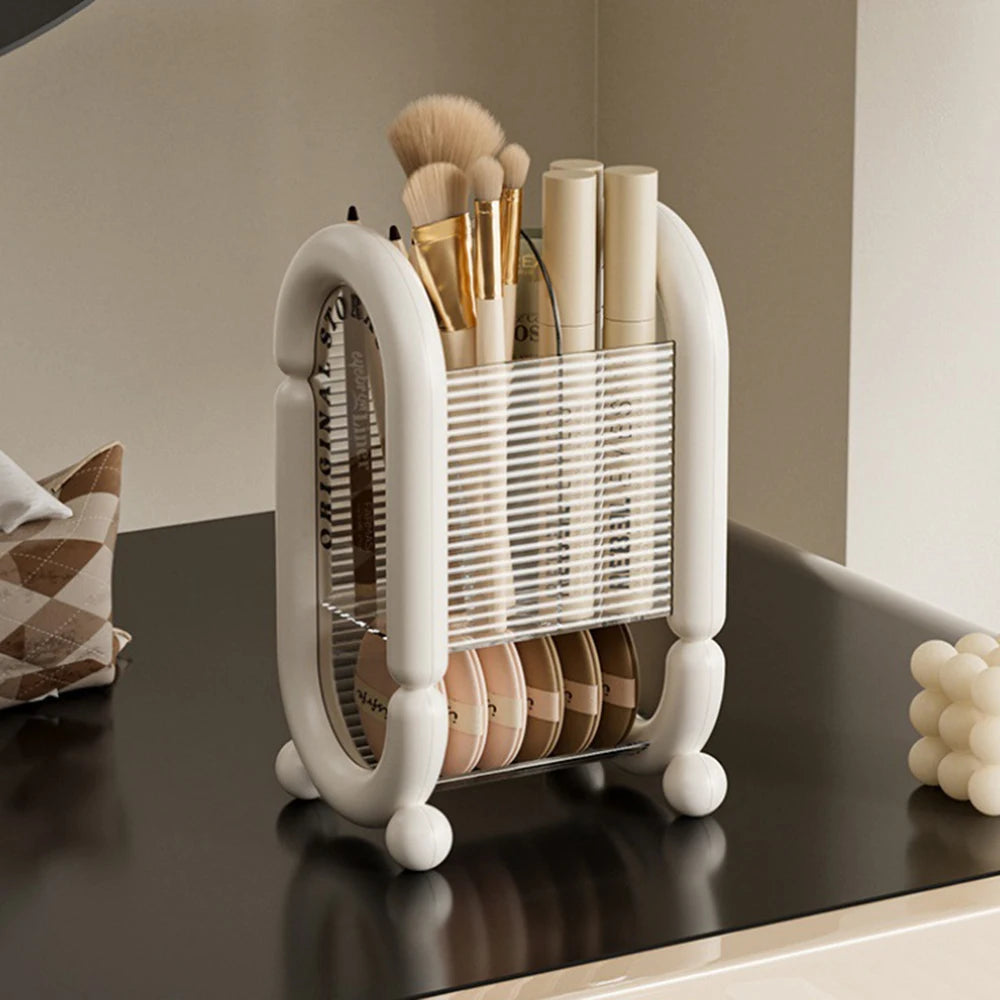 Minimalist Makeup Brush Holder & Desktop Storage Organizer