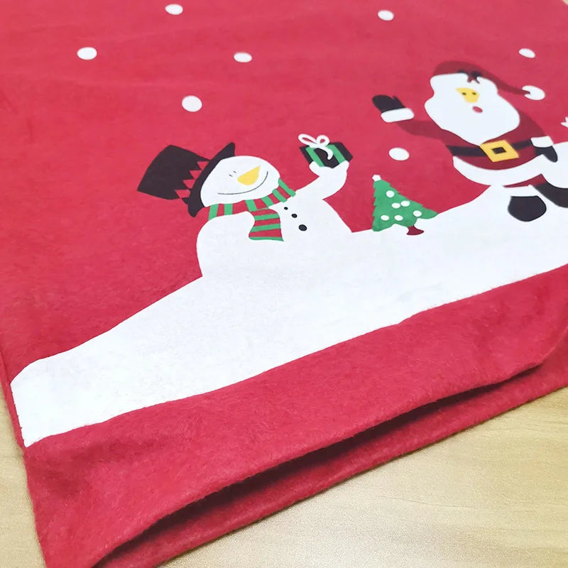 Christmas Santa Hat Chair Back Cover – DIY Xmas Decoration