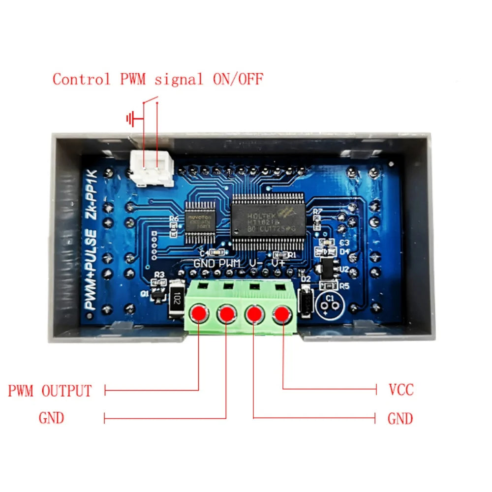 ZK-PP1K PWM Signal Generator | 1Hz–150KHz Square Wave
