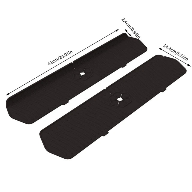 Silicone Faucet Mat – Sink Splash Guard & Drip Catcher Pad