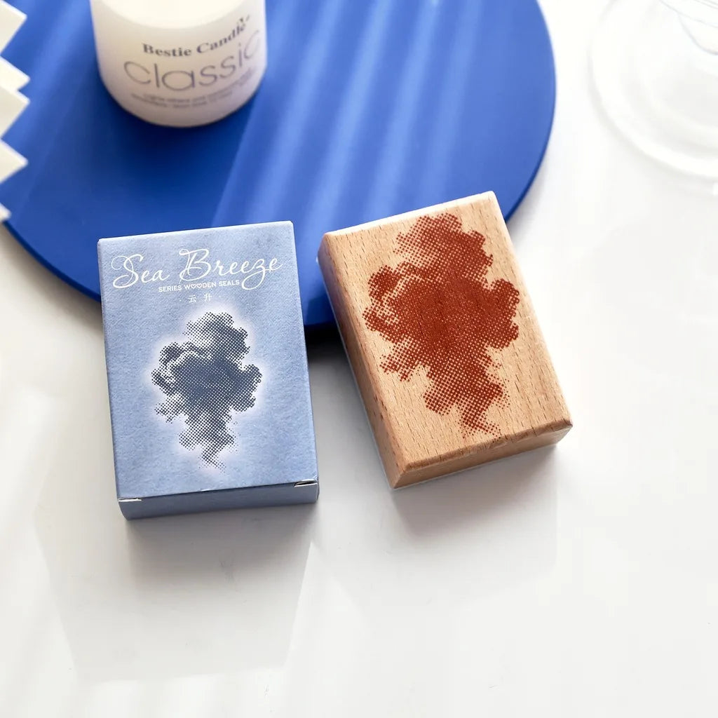 Sea Breeze Wooden Decorative Stamp | DIY Journal & Scrapbook