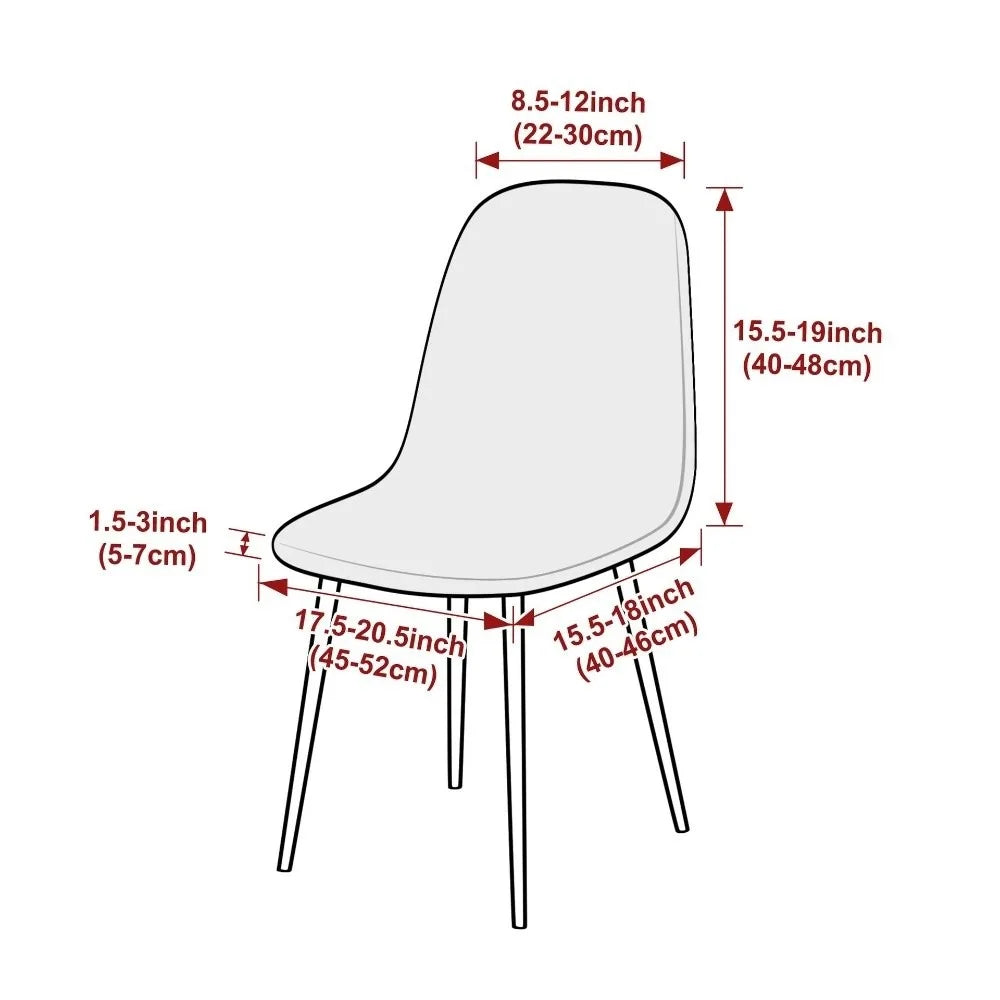 Stretchy Bubble Grid Dining Chair Cover | Universal Fit