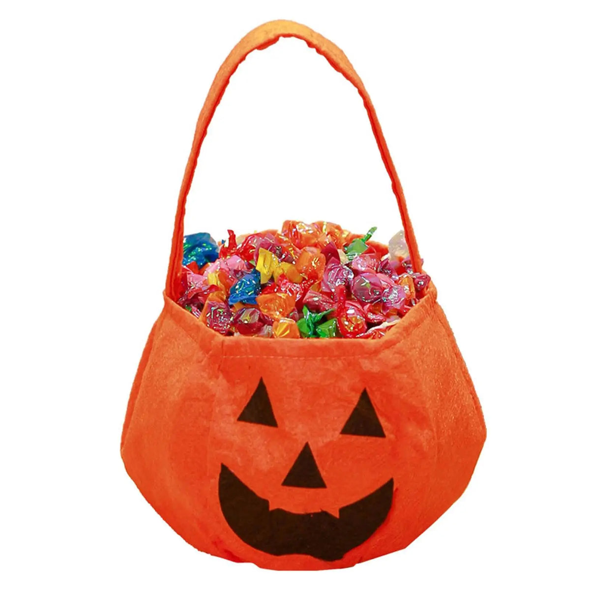 Halloween Pumpkin Shoulder Bag – Candy Tote for Kids & Women