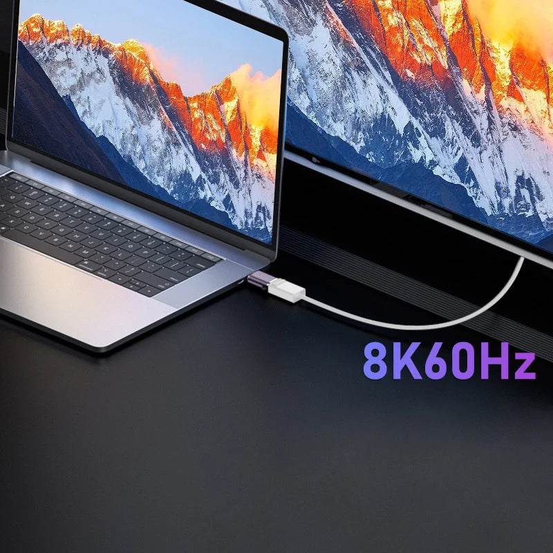 Mini DisplayPort to DP Adapter 8K60Hz – Bidirectional Converter