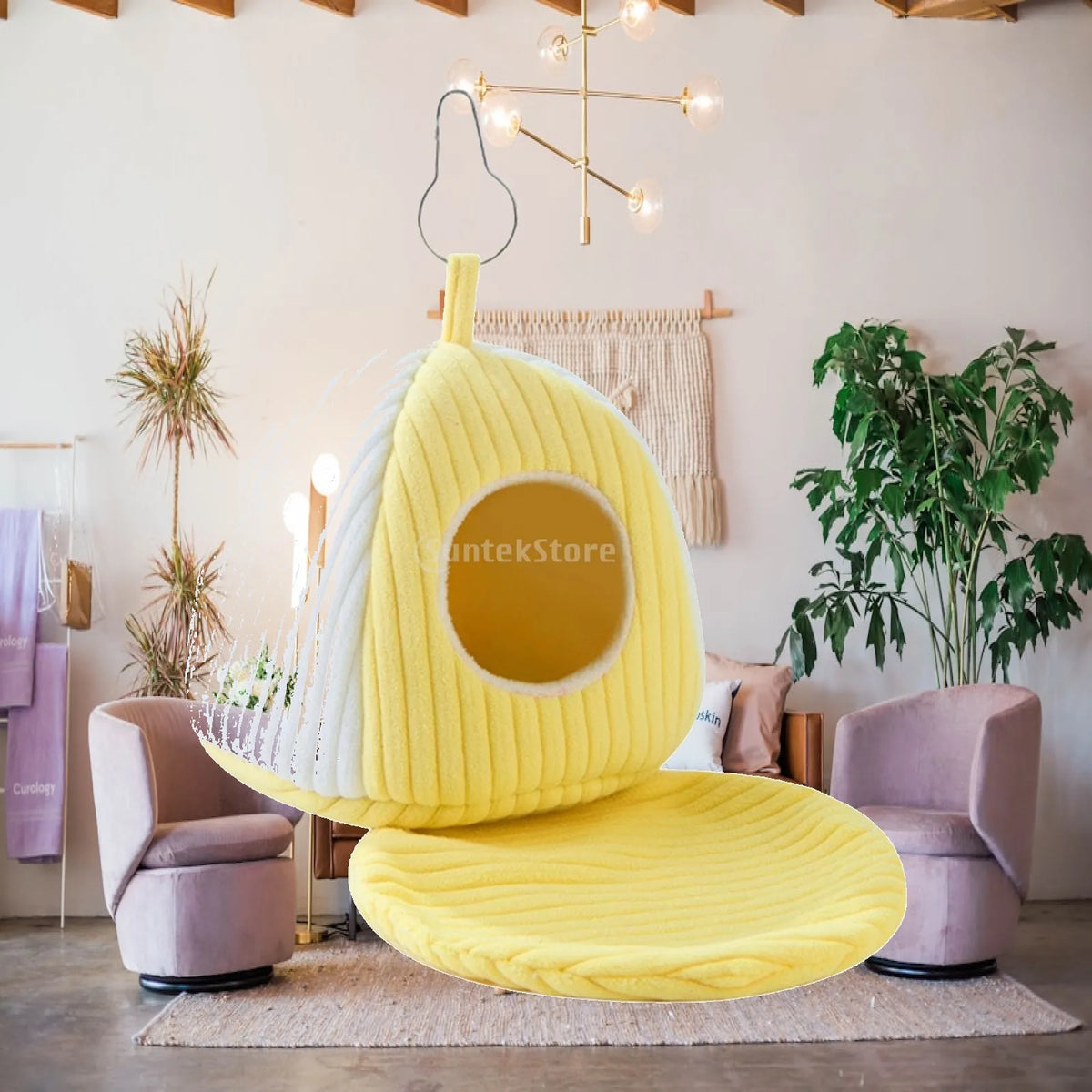 Cozy Hanging Bird Nest Hammock – Parrot, Conure & Parakeet