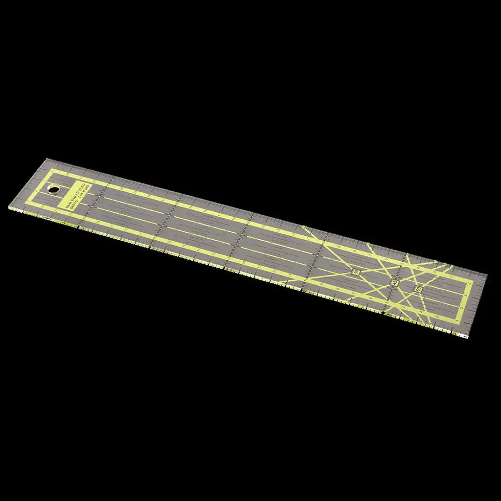 Hard Plastic Patchwork Quilting Ruler – Rectangle Sewing Tool