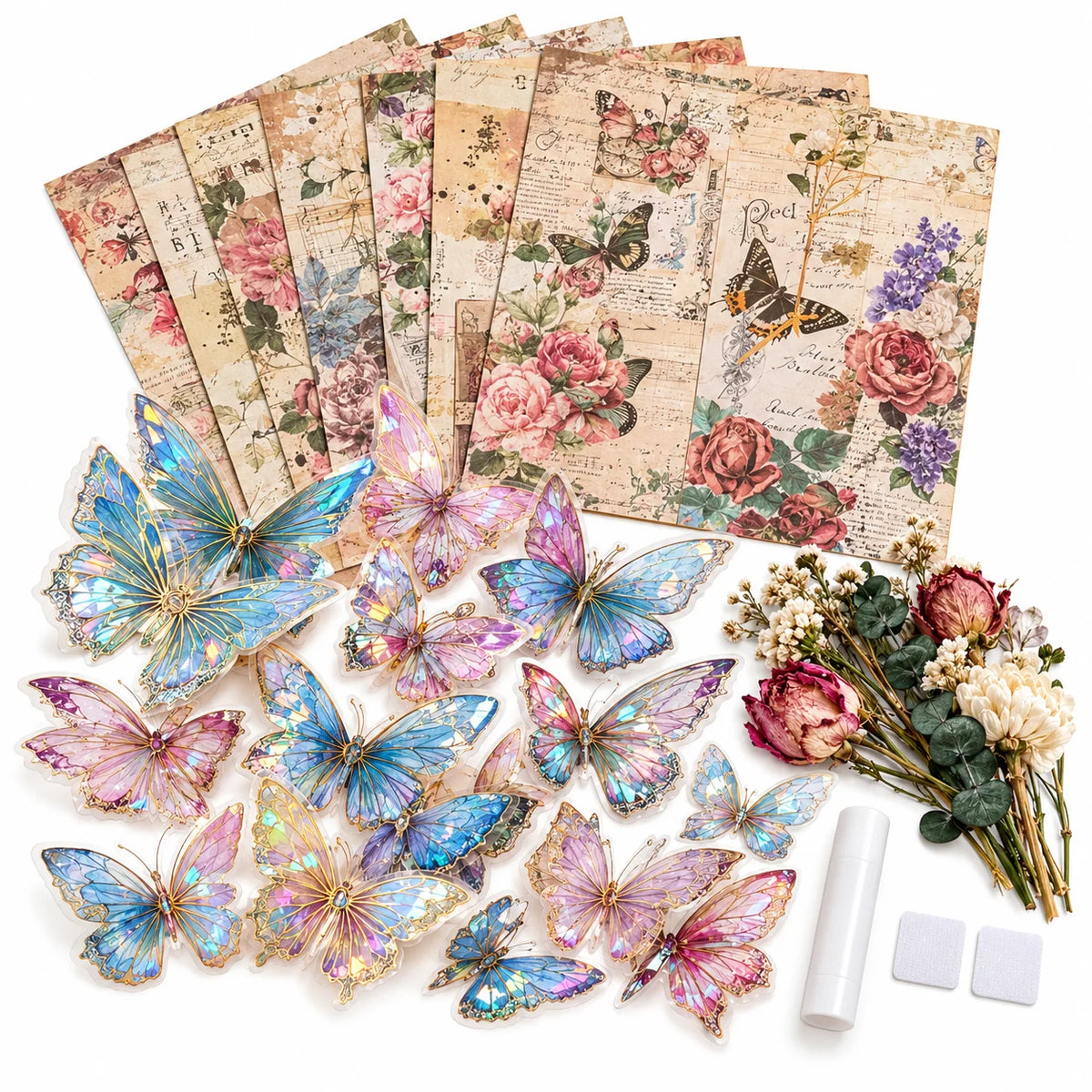 3D Butterfly Pop-Up Book DIY Scrapbook Kit | Handmade Gifts