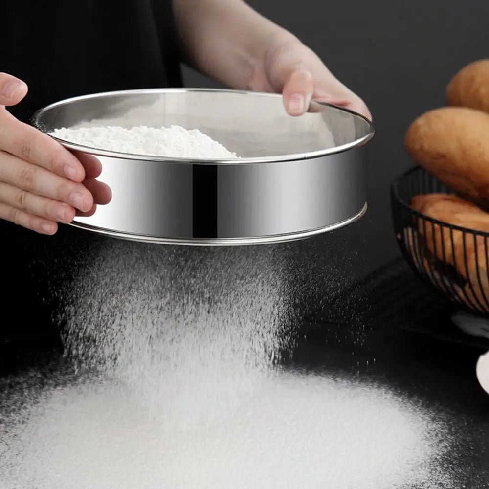 Stainless Steel Flour Sifter Sieve – 60 Mesh | 4 Sizes