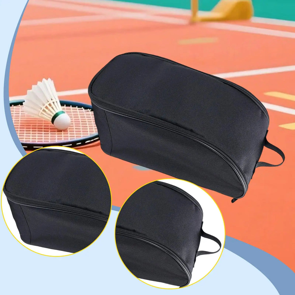 Kesoto Foldable Sports Shoe Bag – Zipper Pouch for Soccer & Gym