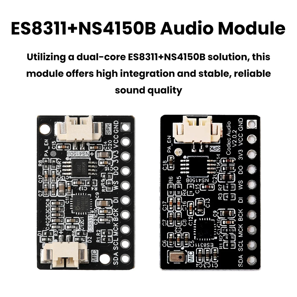 ES8311 NS4150B Audio Amplifier Microphone Module for ESP32