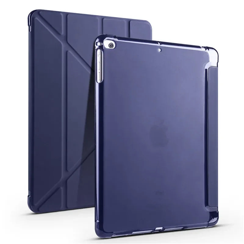 VIGENCIA iPad PU Leather Folio Case with Pen Holder Stand