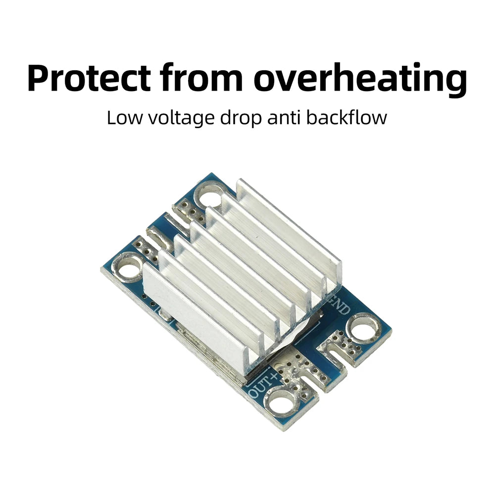Solar Backflow Prevention Ideal Diode Module 20A 50A 70A DC 4–90V