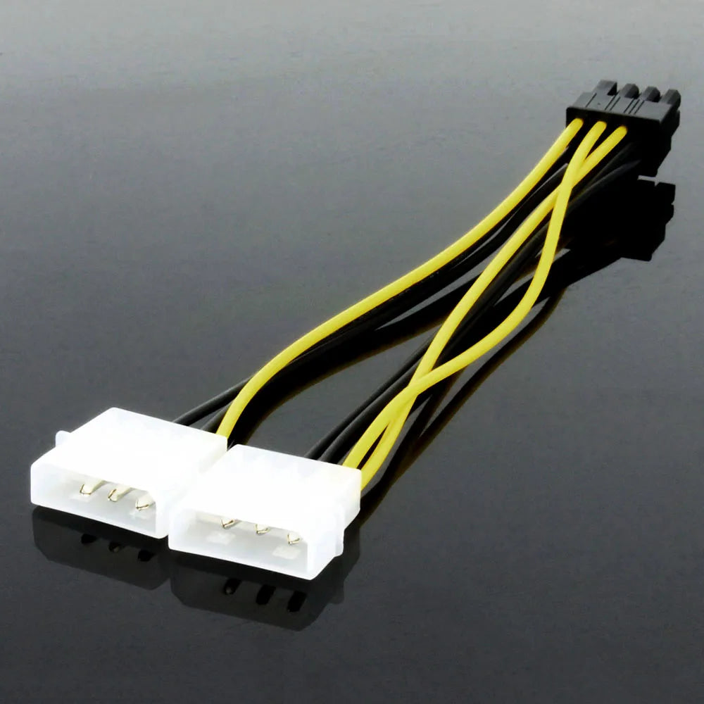 8-Pin to Dual 4-Pin PCIe Graphics Card Power Cable | OULLX
