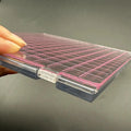Acrylic Stamp Block Positioner | Transparent Grid Stamping Tool