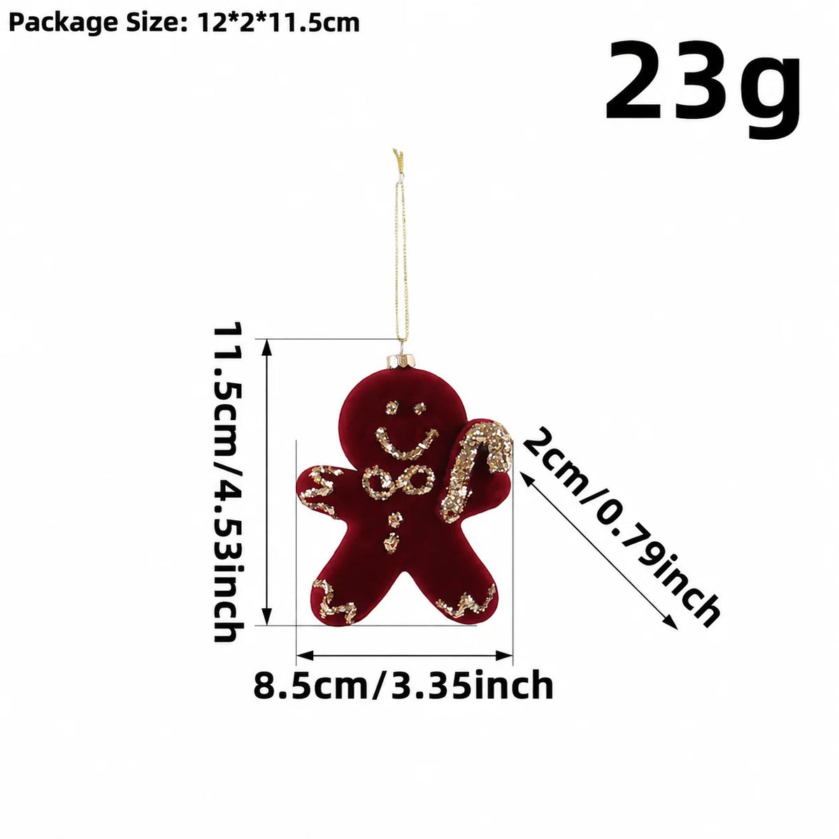 Vintage Flocked Christmas Ornaments – 10-Piece Burgundy Set