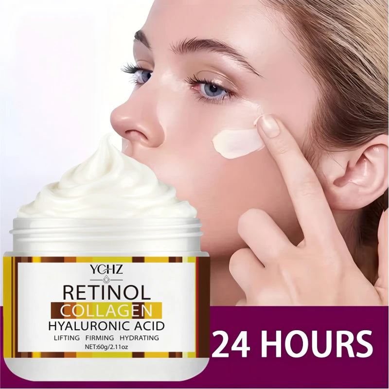 Retinol Moisturizing Cream – Collagen, Hyaluronic Acid, Vitamin C+E