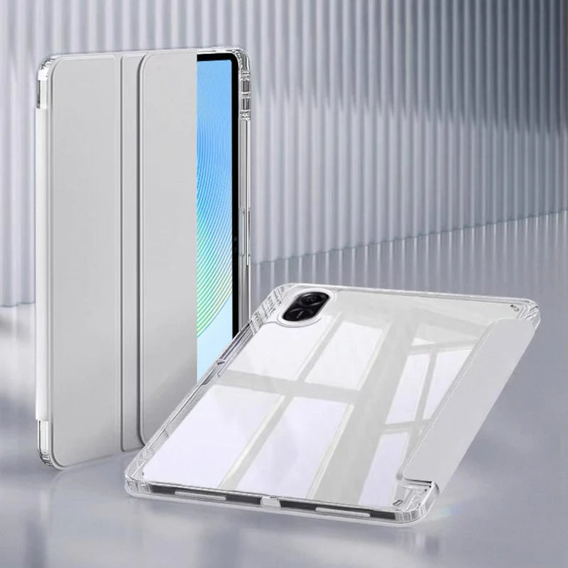 Honor Pad X9 11.5" Case – PU Leather, Clear Back & Pen Holder