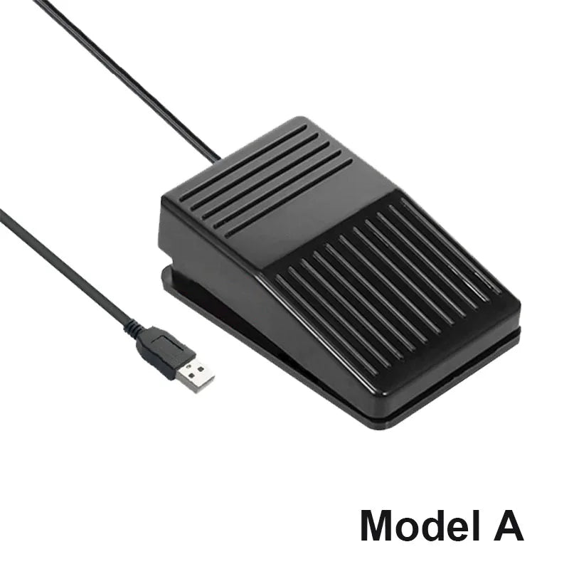 OULLX USB Foot Pedal Switch – Programmable PC Keyboard Adapter