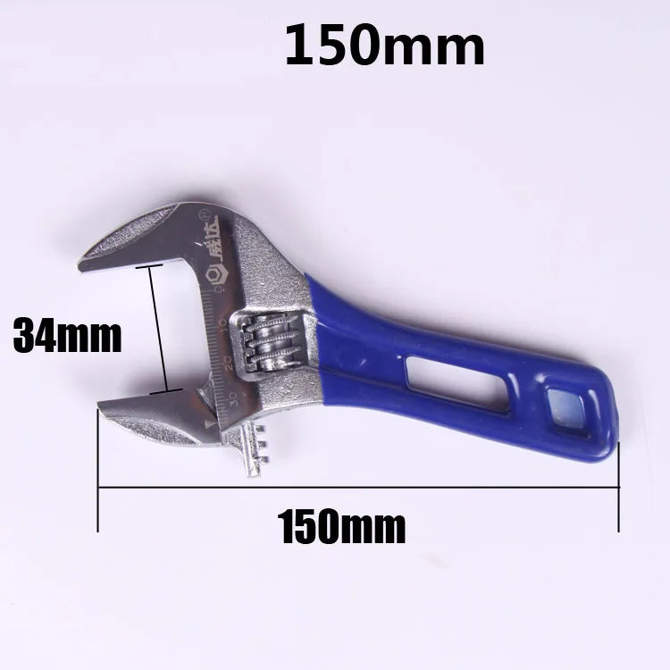 Adjustable Spanner Wrench 4/5/6/8 Inch – Wide-Mouth Hand Tool
