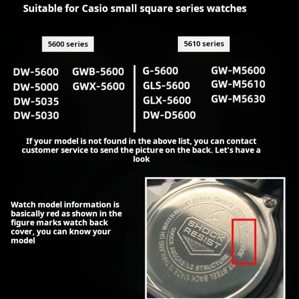 Stainless Steel Watch Bumper Guard – Casio DW-5600 GW-M5610