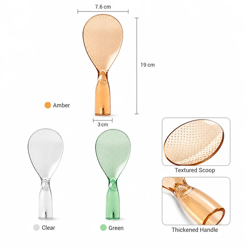 Nonstick Rice Paddle – Heat-Resistant Textured Serving Spoon