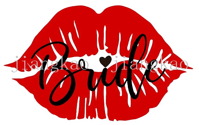 Watercolor Lip Iron-On Patches – DIY Clothes & Bag Appliqués