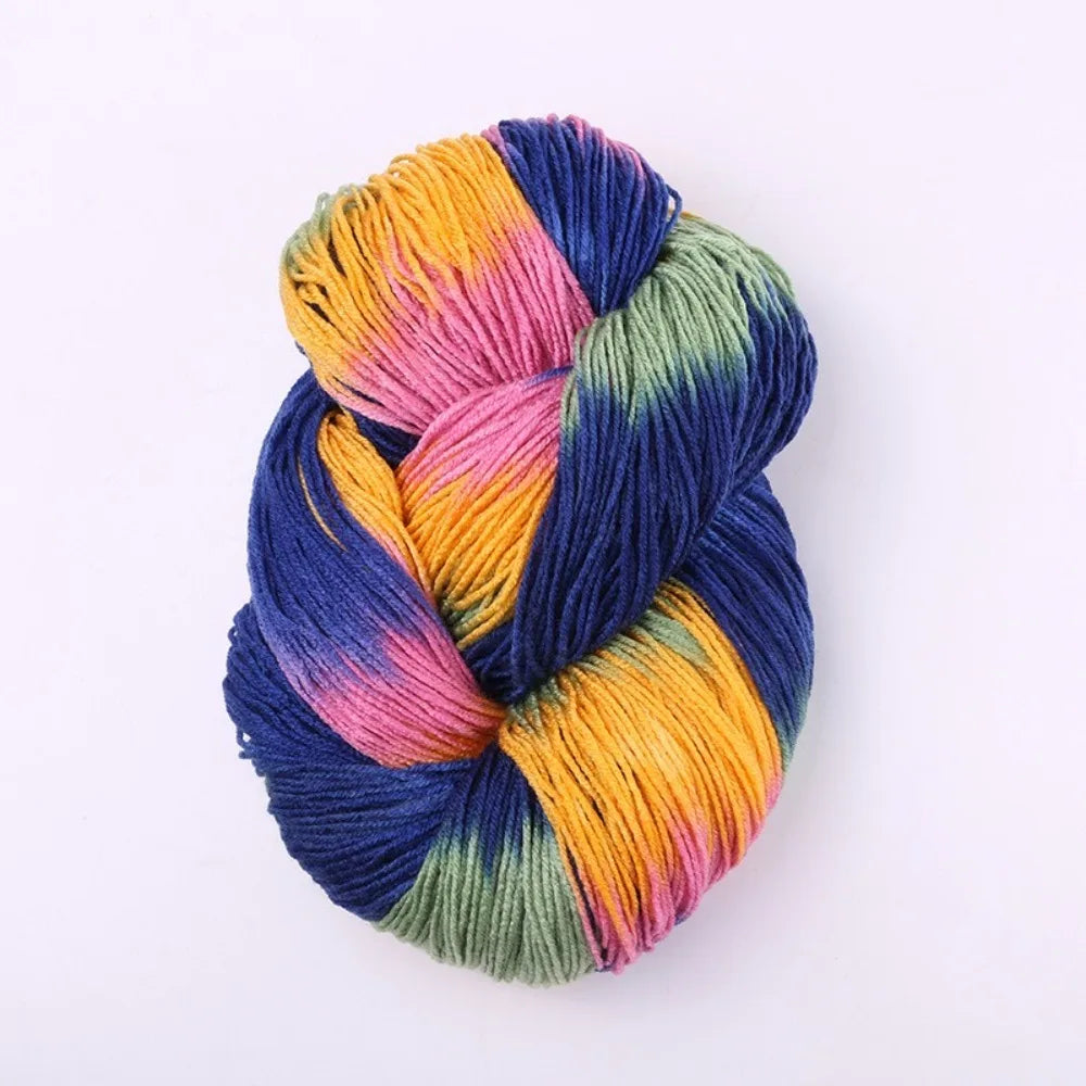 Segment Dyed Acrylic Yarn – Soft Mixed Color Knit & Crochet