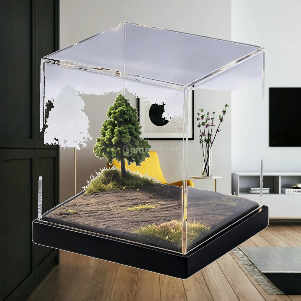 Clear Acrylic Display Case – 1/64 Collectible Storage Cube