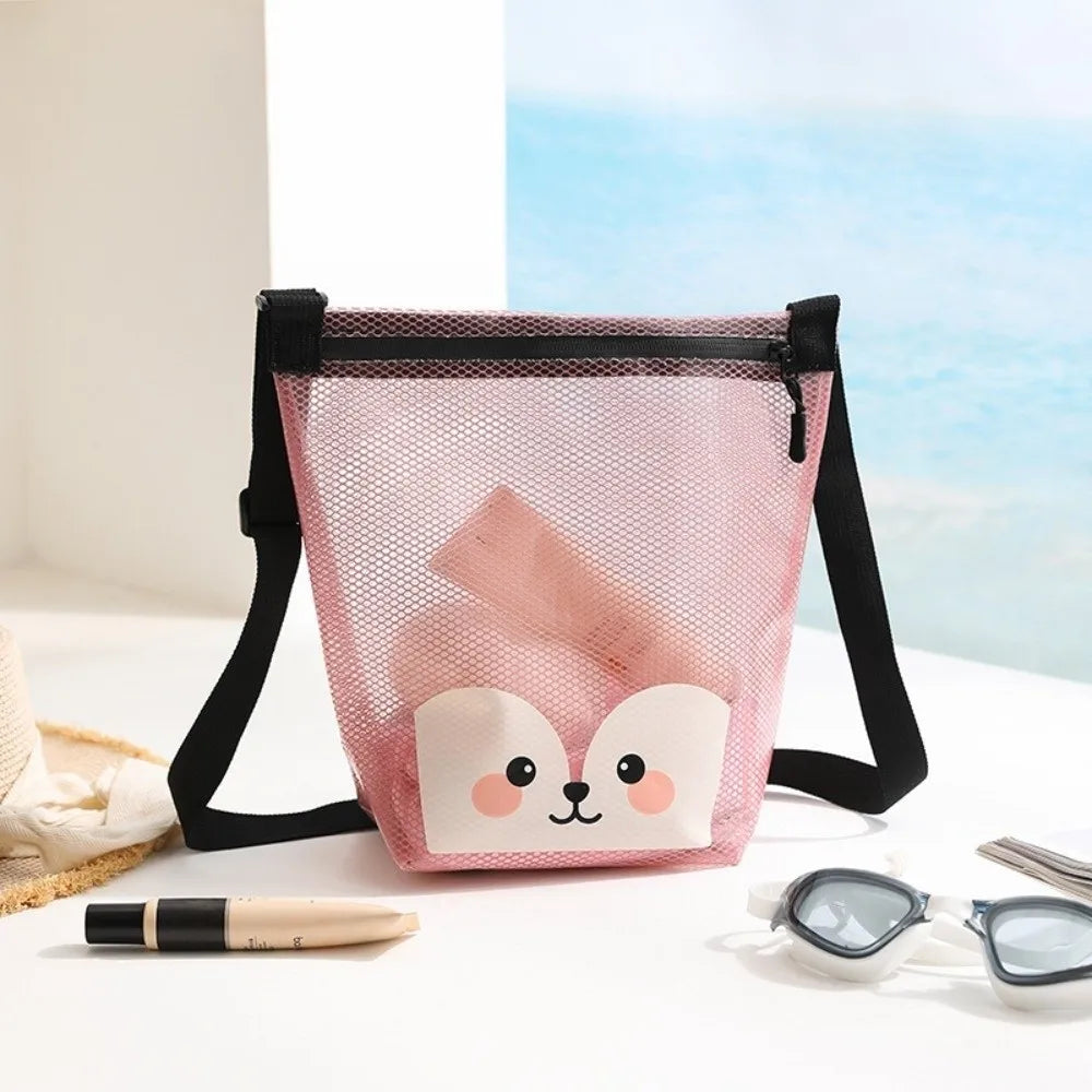 Waterproof Transparent PVC Makeup Bag | Crossbody Travel Bag
