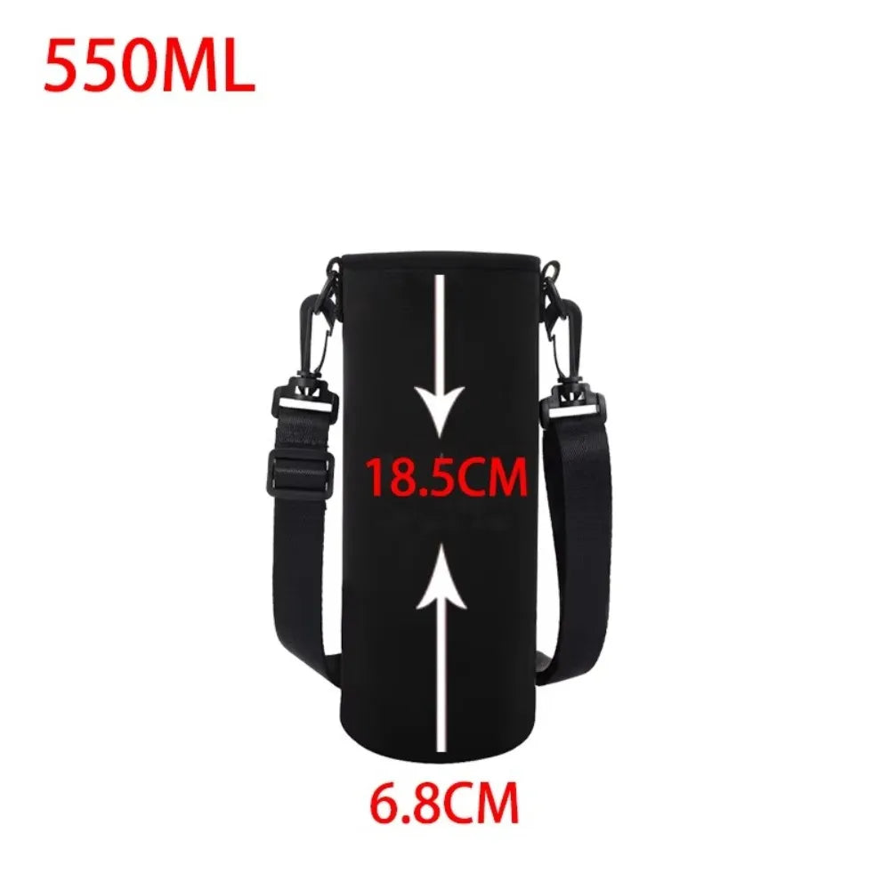 Neoprene Water Bottle Sleeve Bag with Adjustable Strap