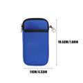 Dual Compartment Phone & Glasses Storage Bag with Carabiner