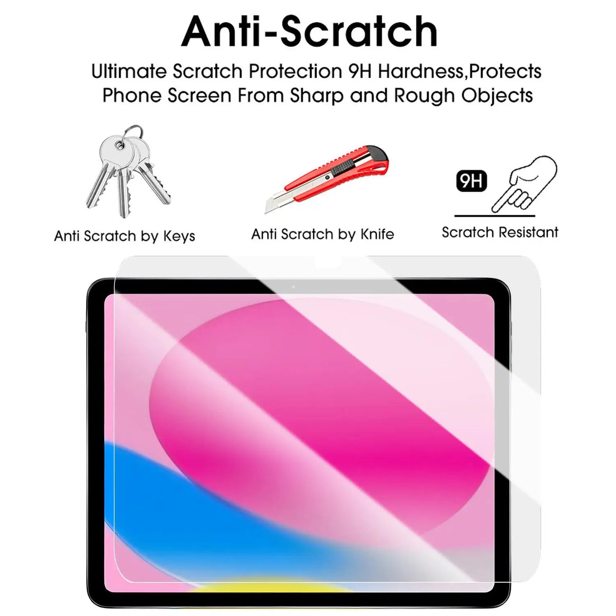 Tempered Glass Screen Protector iPad Pro Air 11 & 13 Inch 2025
