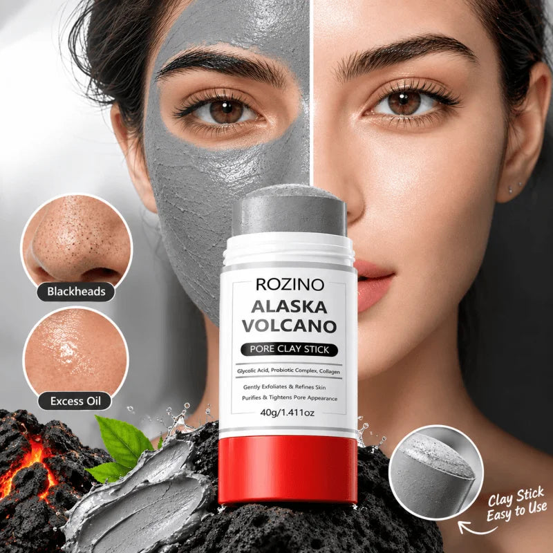 ROZINO Clay Mask Stick 40g – Deep Cleansing All Skin Types