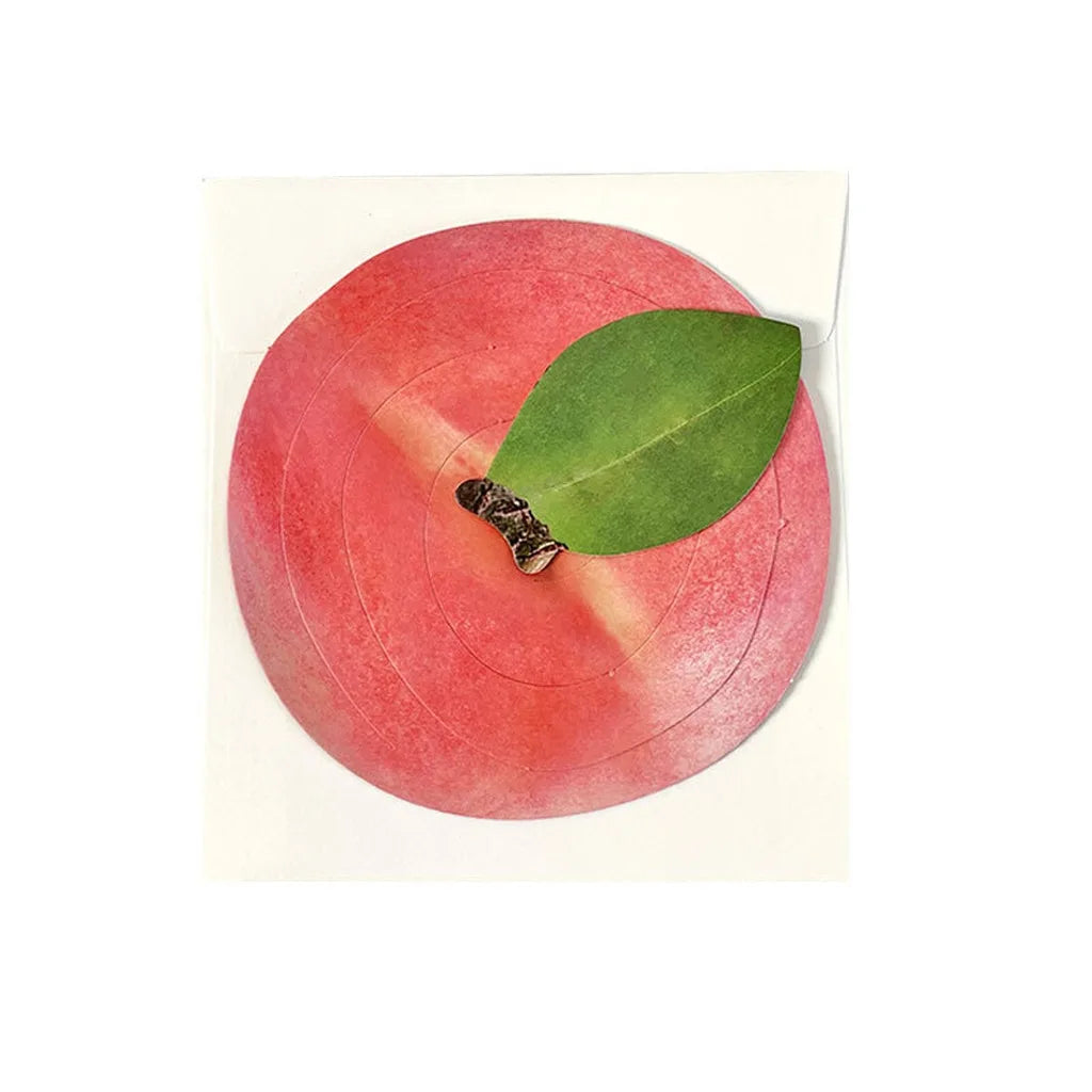 3D Foldable Fruit Greeting Card | Ink-Wash Art with Envelope