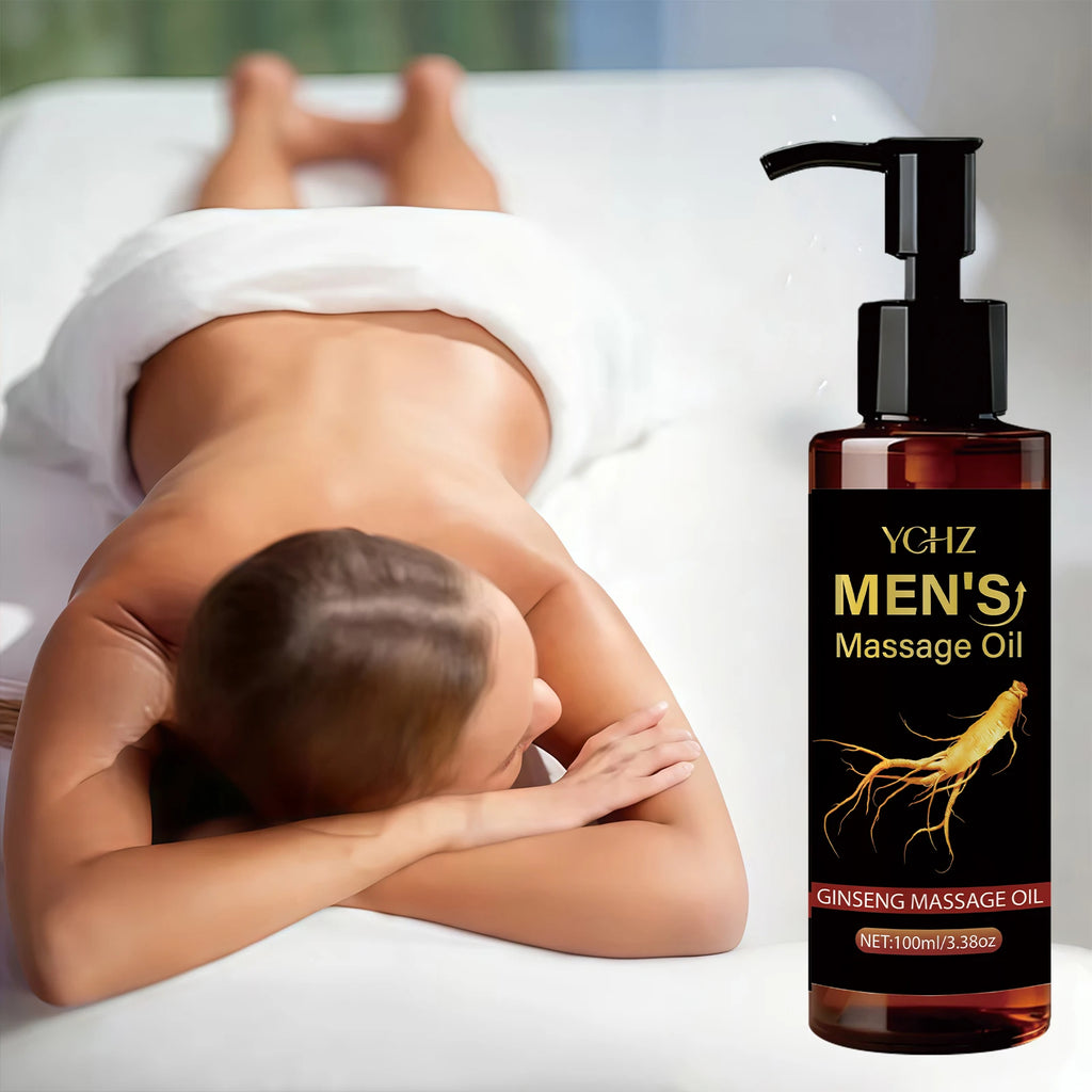 Ginseng Massage Oil | Hyaluronic Acid, Vitamin E & Shea Butter