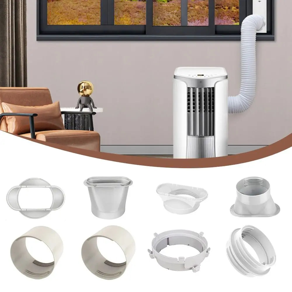 AC Exhaust Hose Connector | Round & Square Duct Adapter