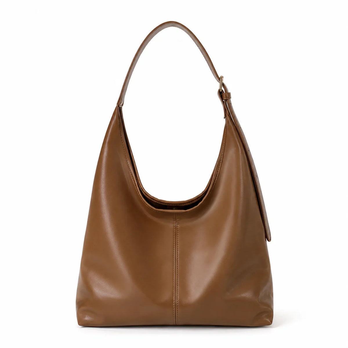 Women's Large Capacity Hobo Shoulder Bag – Slouchy PU Tote