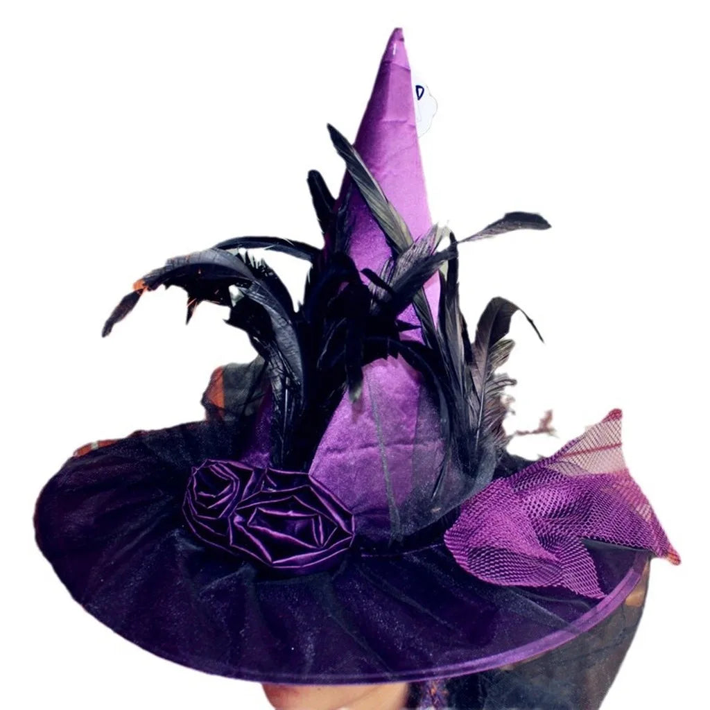 Pointed Cone Witch Hat – Halloween Cosplay & Fancy Dress