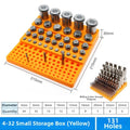 131-Hole Milling Cutter Organizer Box | Large Capacity Storage