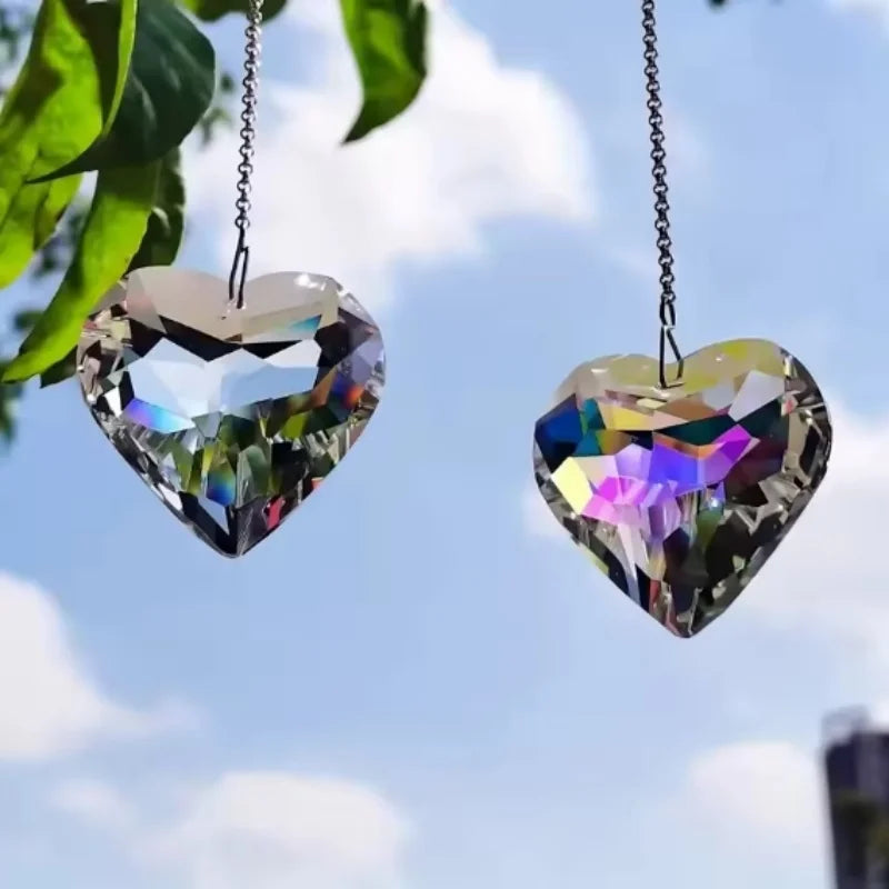 Crystal Sun Catcher Prism – Glass Rainbow Maker Pendant