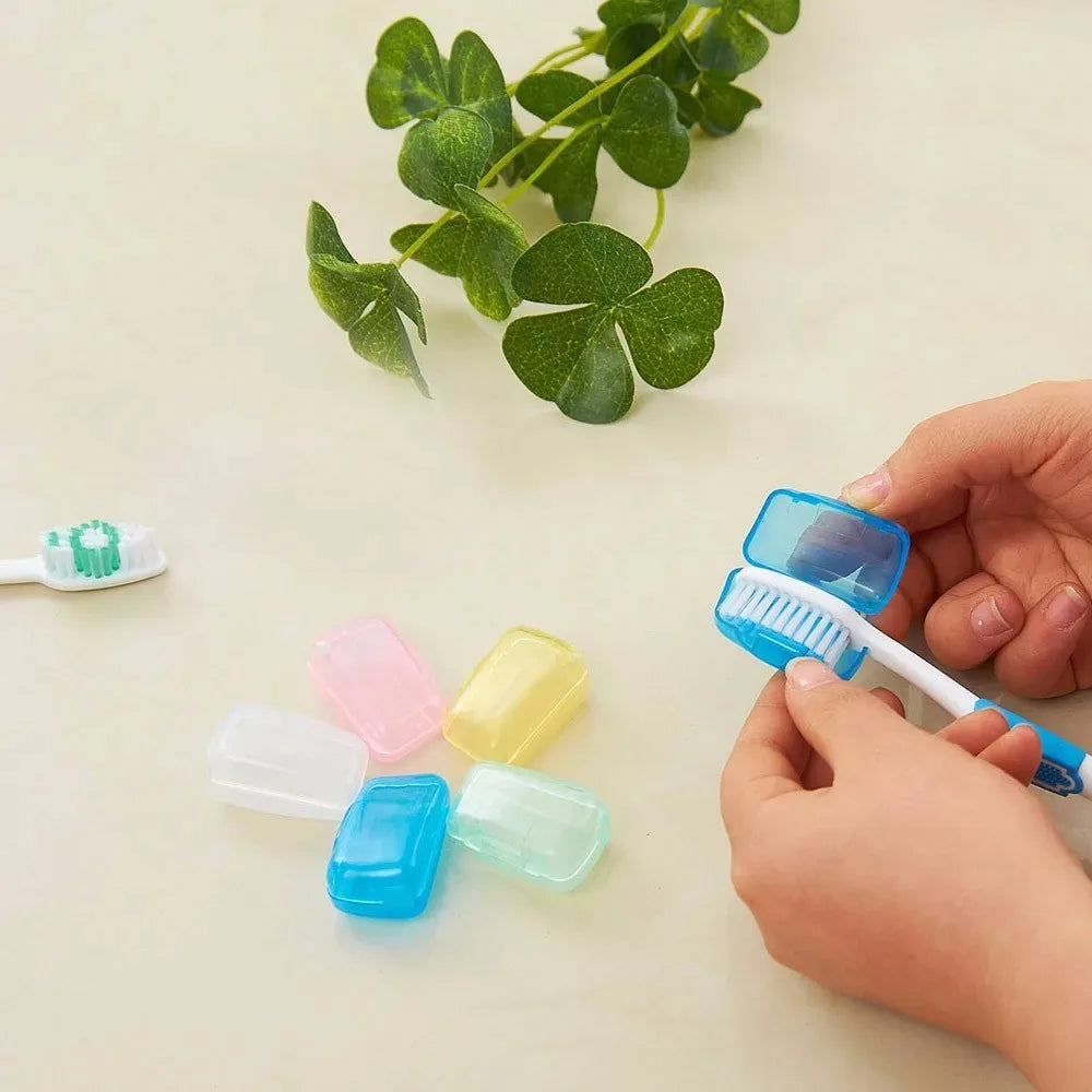 5-Pack Portable Toothbrush Cover Caps for Travel & Camping