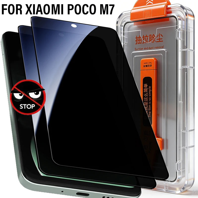 Xiaomi Poco M7 / M7 Pro Tempered Glass Screen Protector HD & Privacy