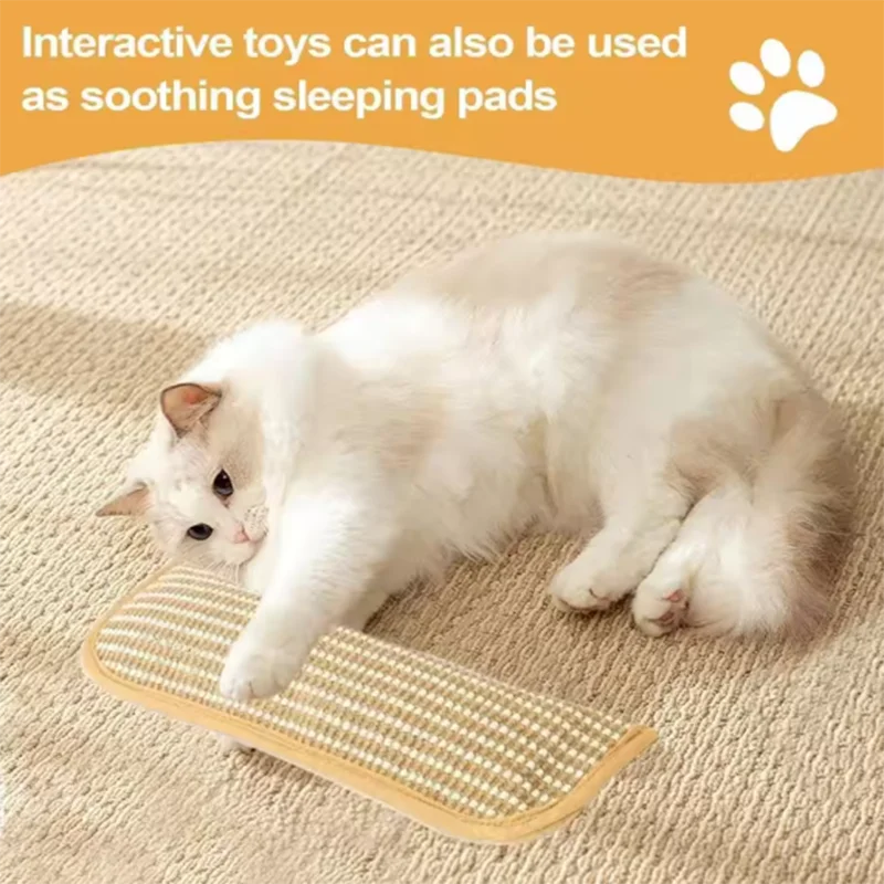 Cat Catnip Pillow Scratcher & Chew Toy – Kitten Claw Grinder