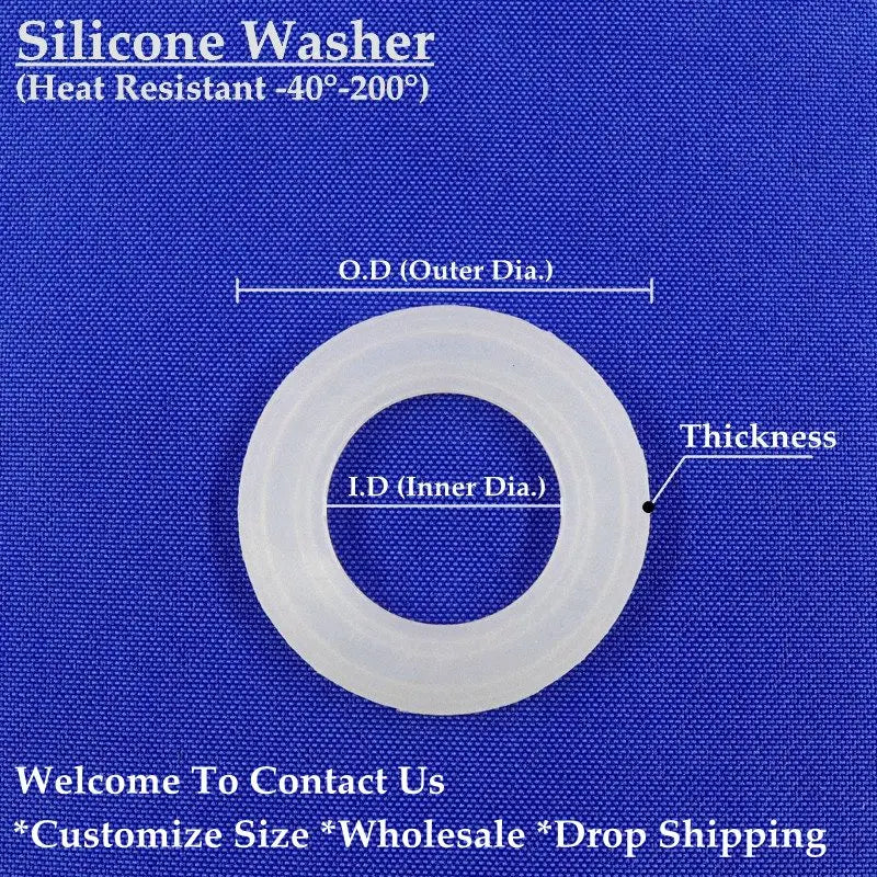Silicone Sealing Washers 20–50mm – Aquarium & Irrigation Gaskets