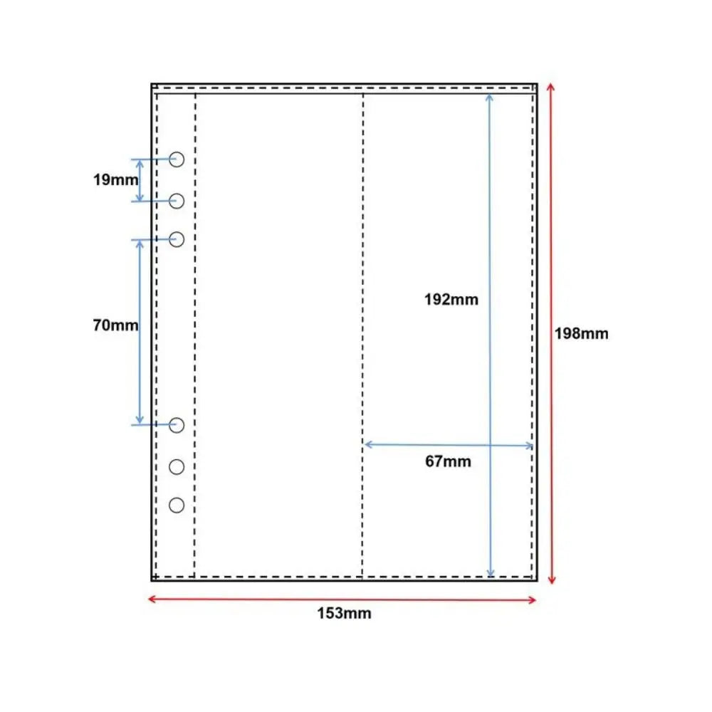 A5/A8 Photocard Binder – Transparent Loose-Leaf Photo Album