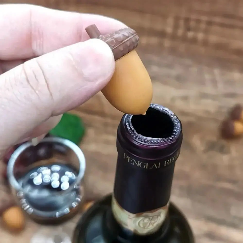 Silicone Pine Cone Wine Stopper – Eco-Friendly Bottle Cap