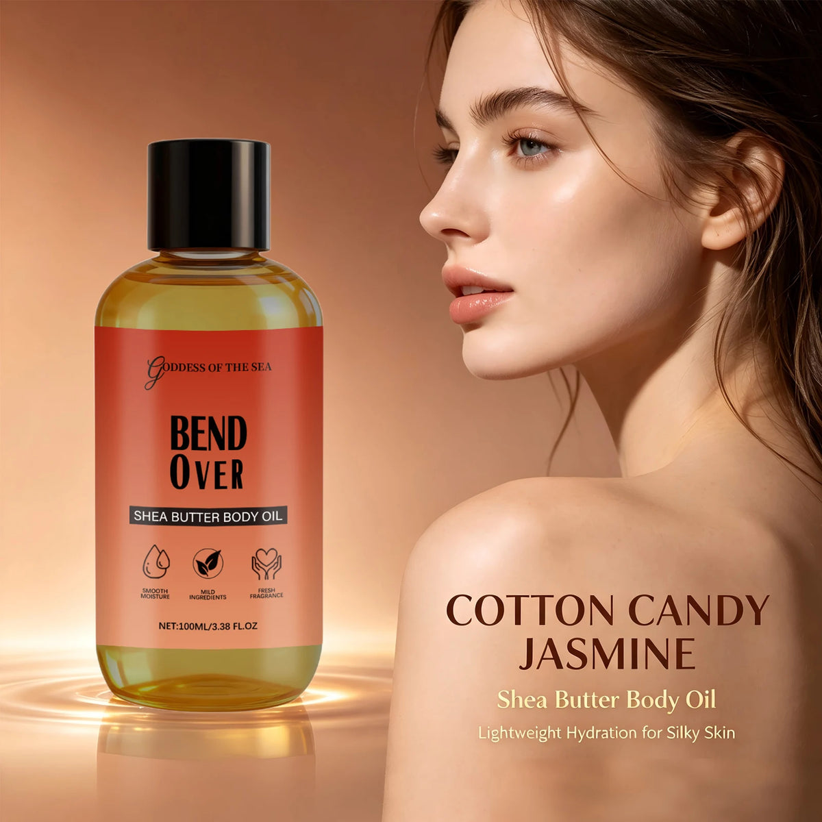 Shea Butter Body Oil – Nourishing, Non-Greasy Moisturizer